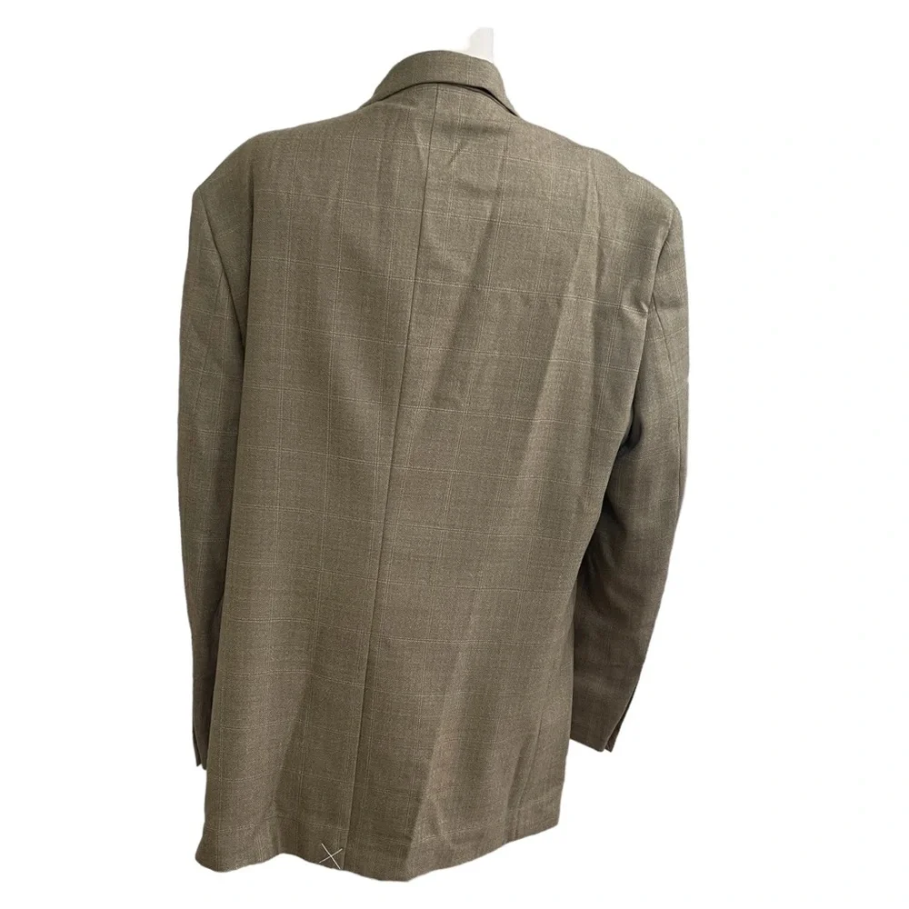 Joseph & Feiss Gold‎ Two Button Navy Blazer Wool Sport Coat Jacket Sz 42 NEW